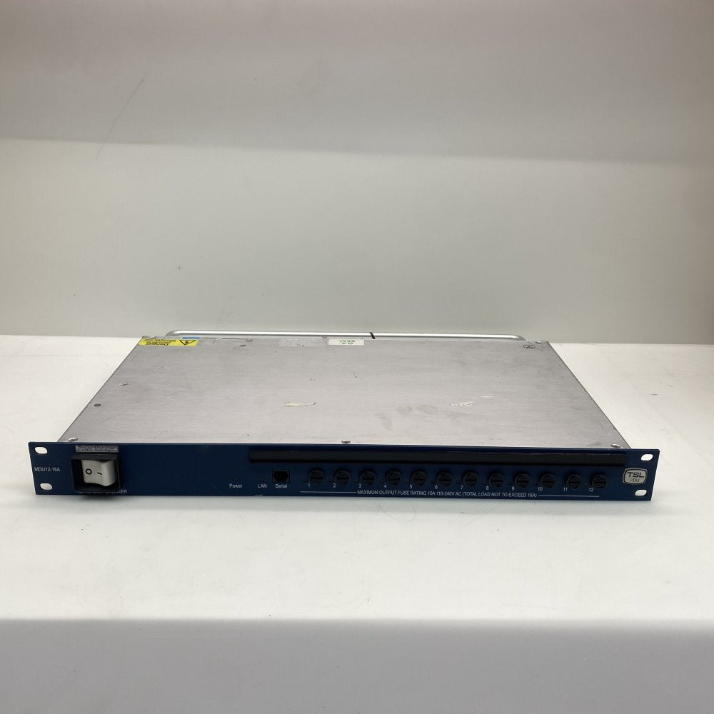 TSL MDU12-16A PDU Ethernet 12x IEC C13 16A Rack-Mount IT Solution