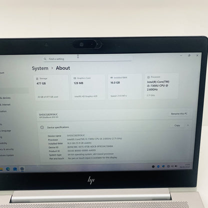 HP EliteBook 830 G5 i5 7300U 16GB 512GB SSD FHD Business Laptop HDMI