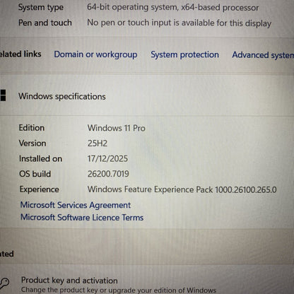 HP ProBook 650 G4 Intel i5 8GB 512GB SSD FHD Windows 11 Business Laptop