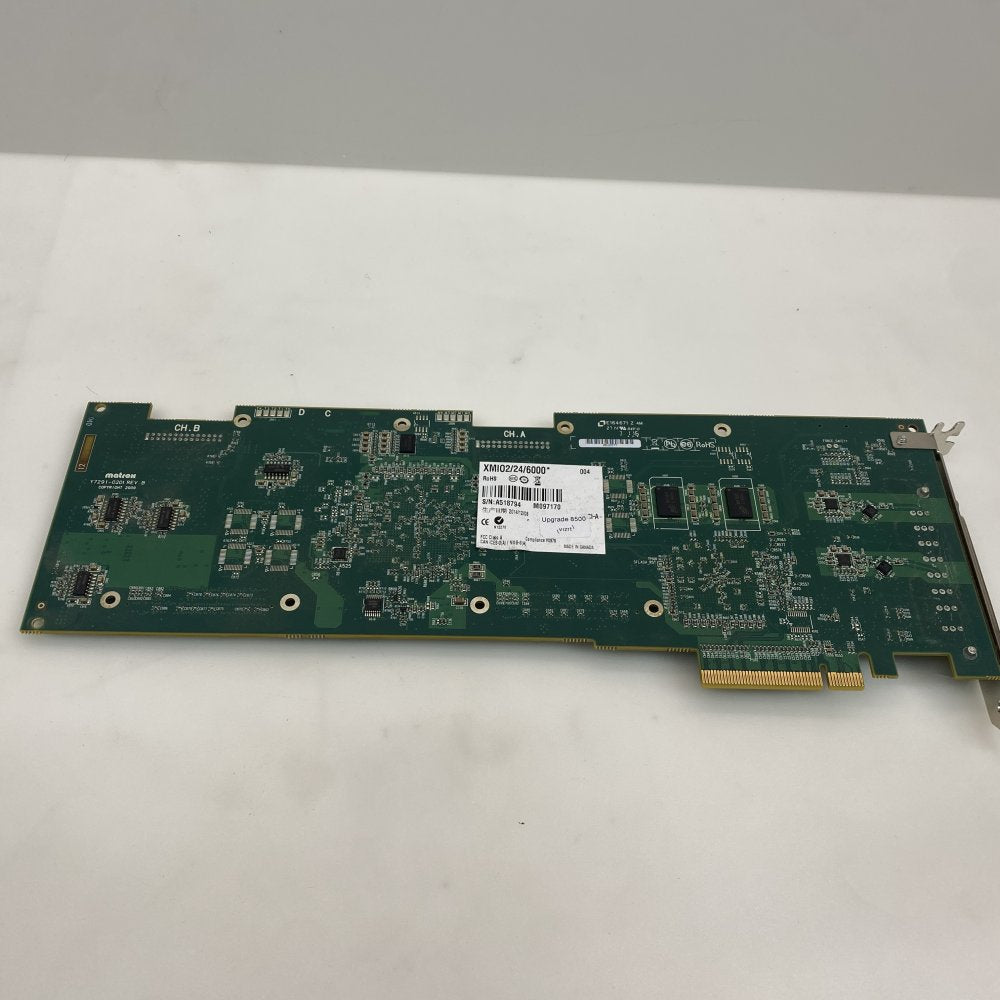 Matrox XMI02 8-Channel SDI IO PCIe Card Broadcast Streaming LowProfile
