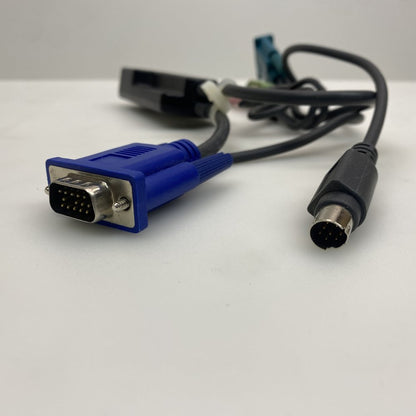 Black Box KV1727A VGA PS2 RJ45 KVM Extender Universal Audio Black