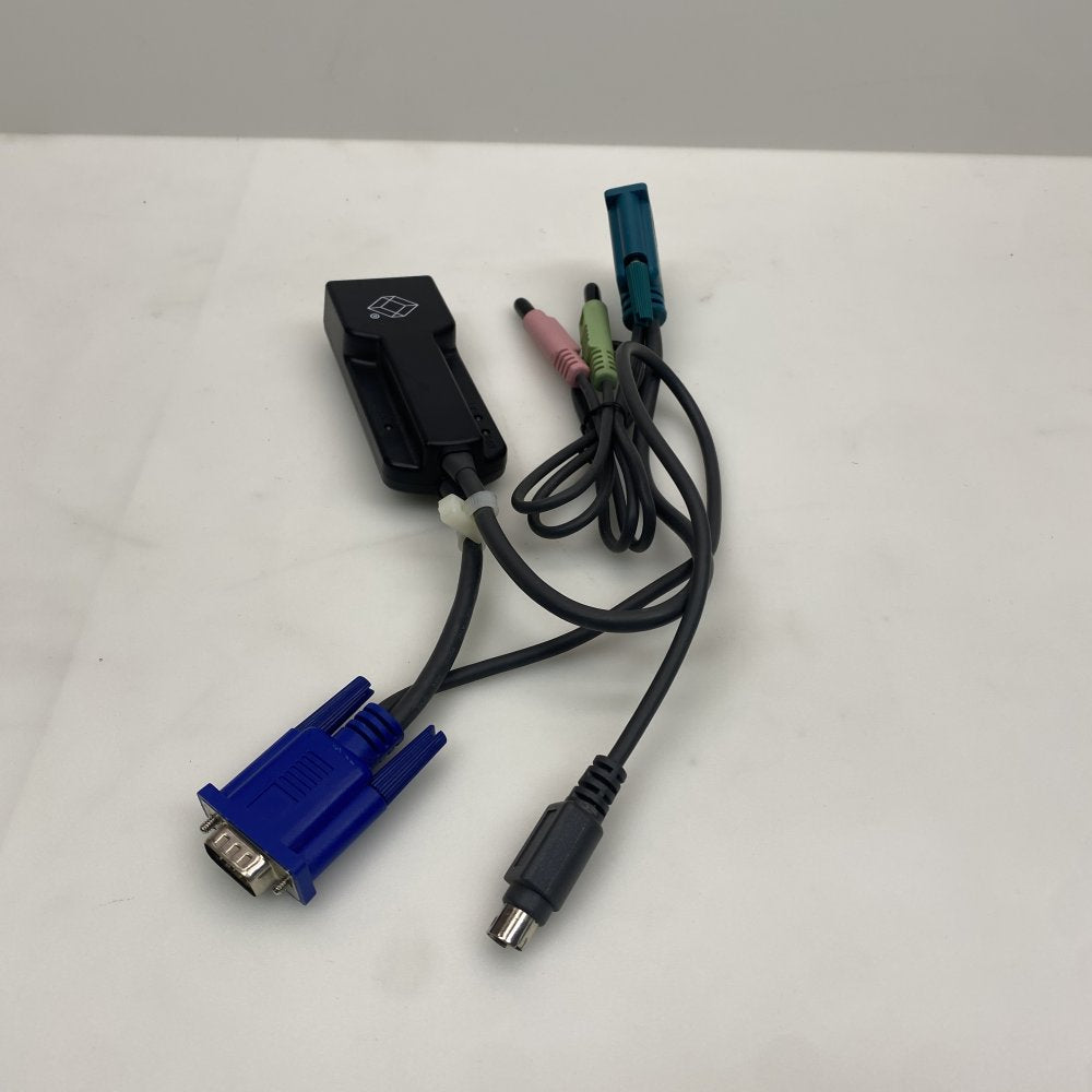 Black Box KV1727A VGA PS2 RJ45 KVM Extender Universal Audio Black