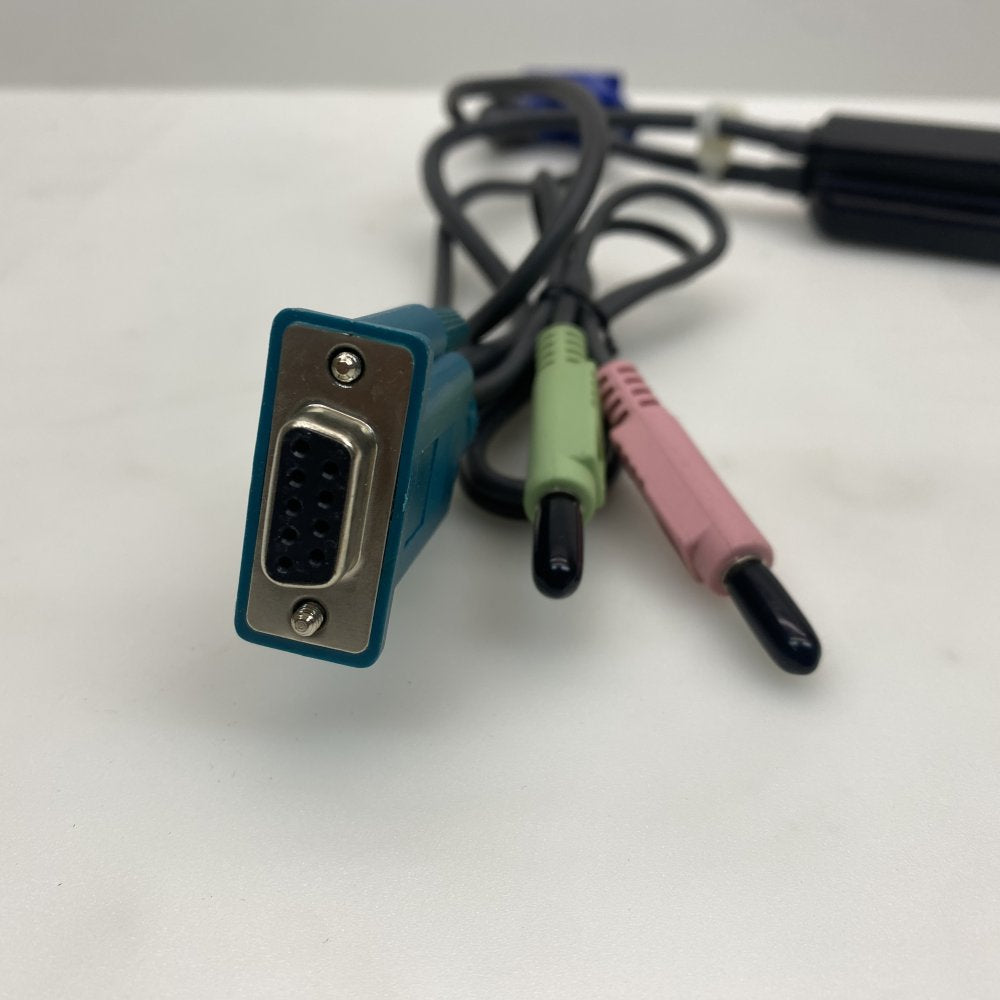 Black Box KV1727A VGA PS2 RJ45 KVM Extender Universal Audio Black