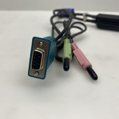 Black Box KV1727A VGA PS2 RJ45 KVM Extender Universal Audio Black