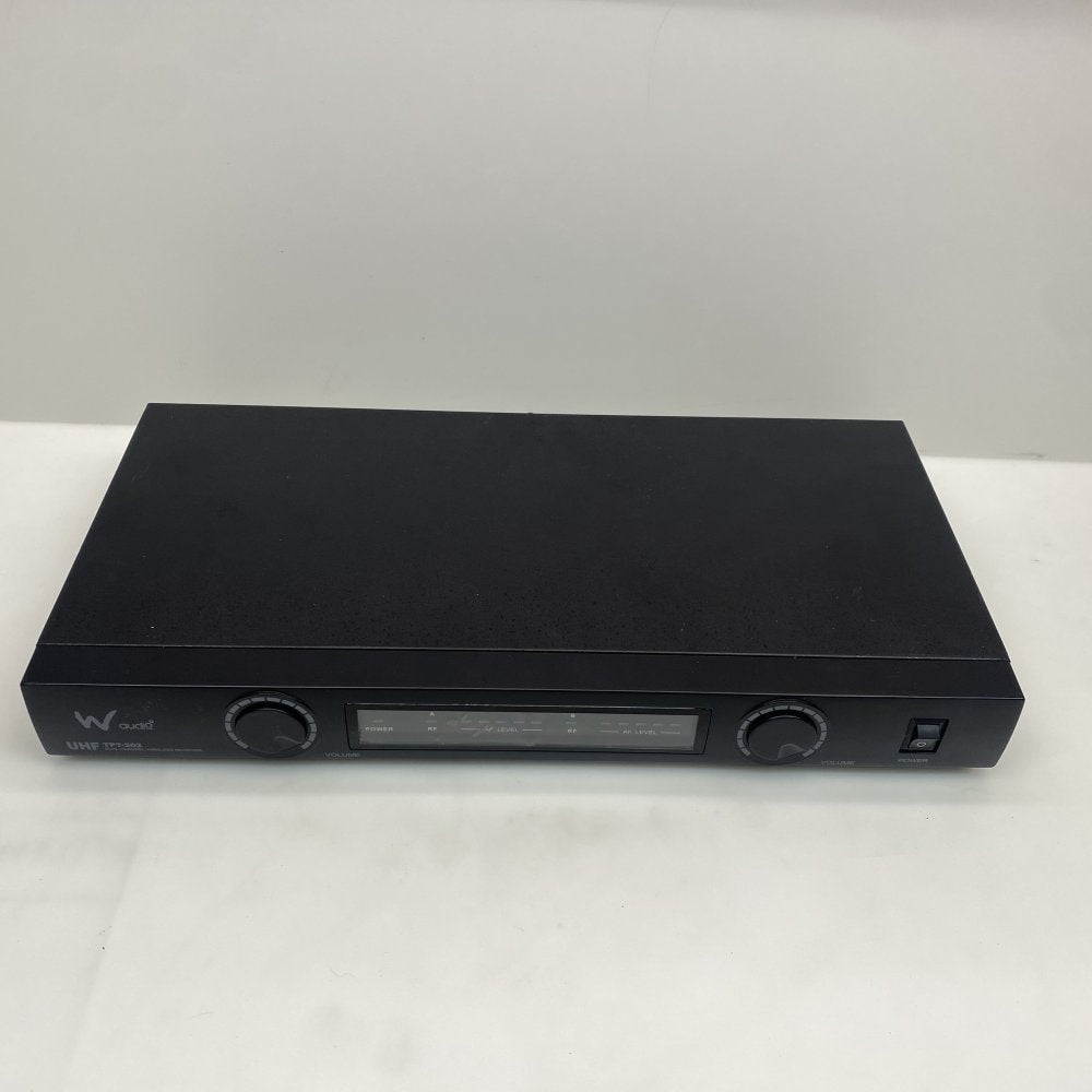 WAudio TPT-202 Dual UHF Wireless Mic System 100m Dynamic Black