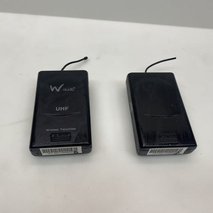 WAudio TPT-202 Dual UHF Wireless Mic System 100m Dynamic Black
