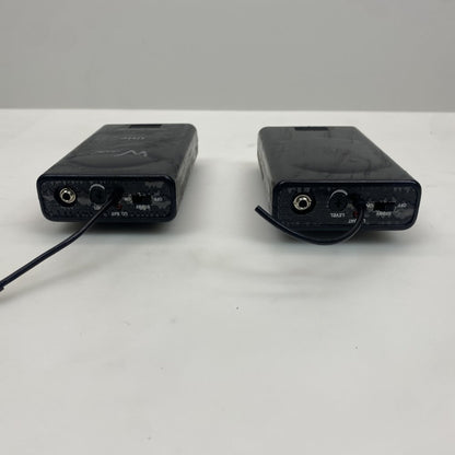 WAudio TPT-202 Dual UHF Wireless Mic System 100m Dynamic Black