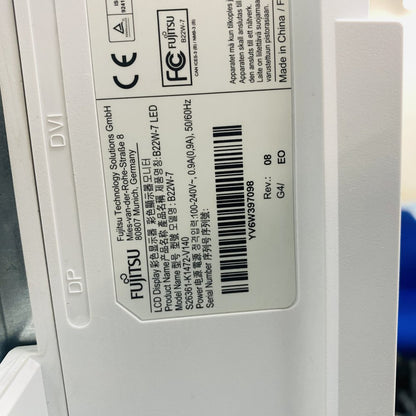 Fujitsu Bundle B24W-7 B24W-6 B22W-7 1920x1200 LED Monitors Ergonomic