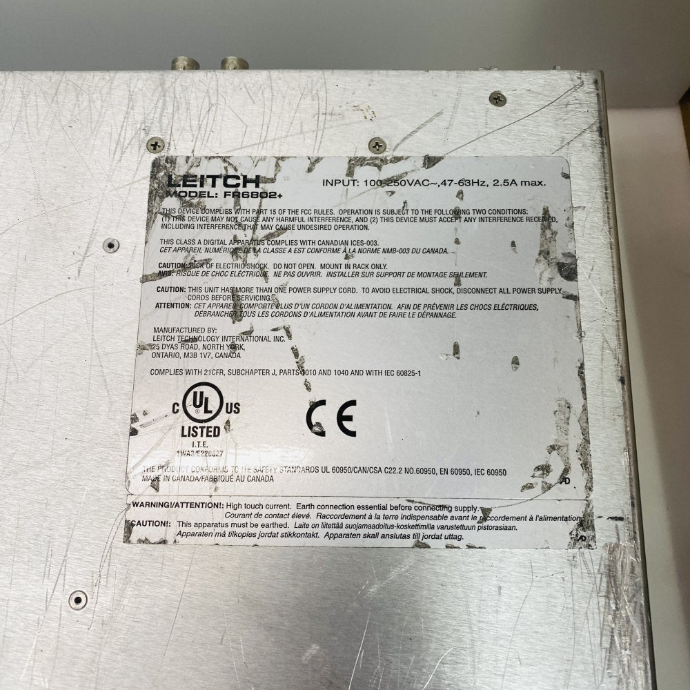 Job Lot Leitch RFX-PRX-II 2GHz Hot Swap Broadcast Setup PCIe ISDN