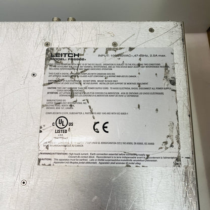 Job Lot Leitch RFX-PRX-II 2GHz Hot Swap Broadcast Setup PCIe ISDN