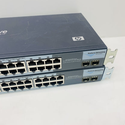 Professional Gigabit Ethernet Switch 24 RJ45 SFP HP ProCurve 1400-24G Rack-Mount
