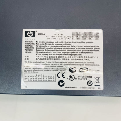 Professional Gigabit Ethernet Switch 24 RJ45 SFP HP ProCurve 1400-24G Rack-Mount