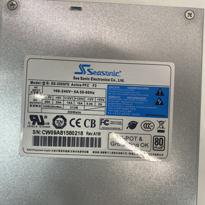 Seasonic SS-350SFE 350W SFX Power Supply PSU 80 Plus Active PFC