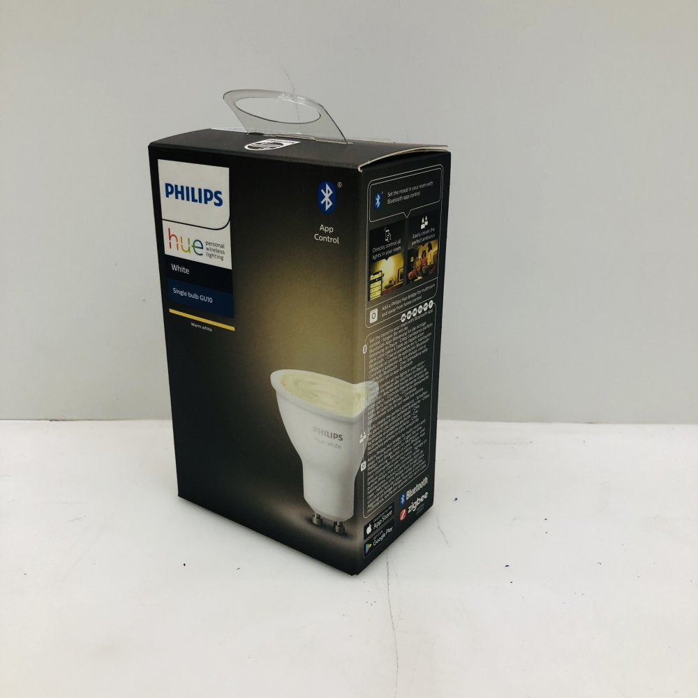 Smart White LED GU10 Bulbs Bluetooth Zigbee Philips Hue 2700K 400lm 2 Pack