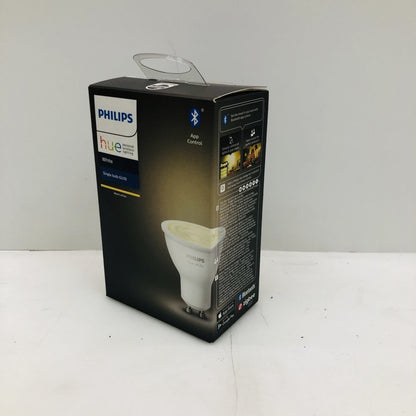 Smart White LED GU10 Bulbs Bluetooth Zigbee Philips Hue 2700K 400lm 2 Pack