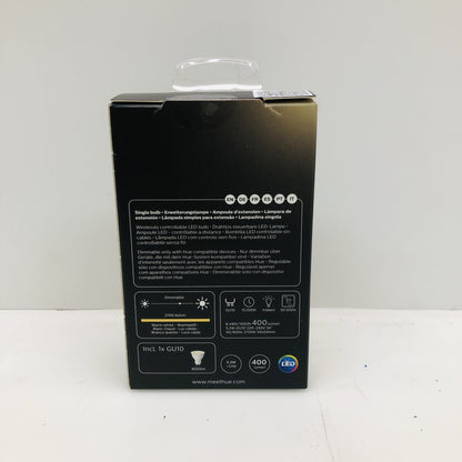 Smart White LED GU10 Bulbs Bluetooth Zigbee Philips Hue 2700K 400lm 2 Pack