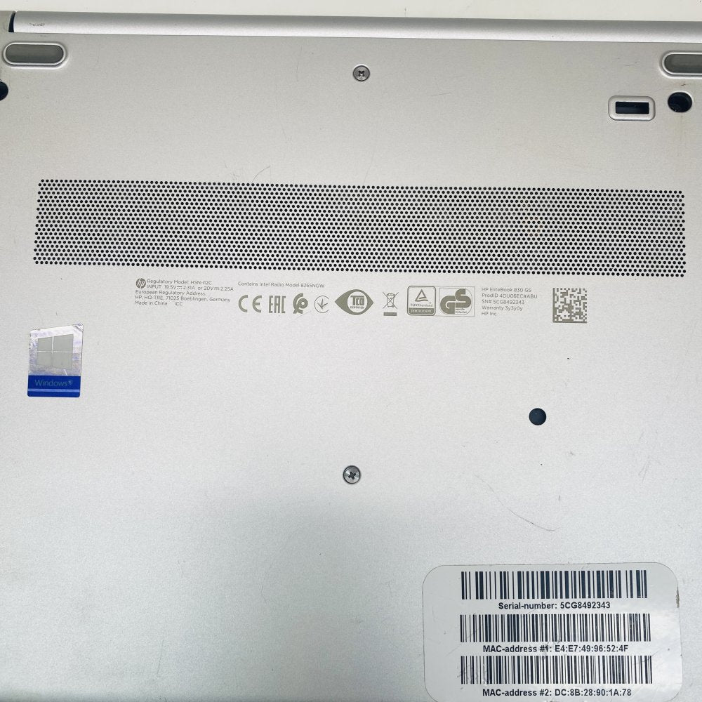 HP EliteBook 830 G5 i5-7300U 8GB 512GB SSD 1080p Ultrabook Silver