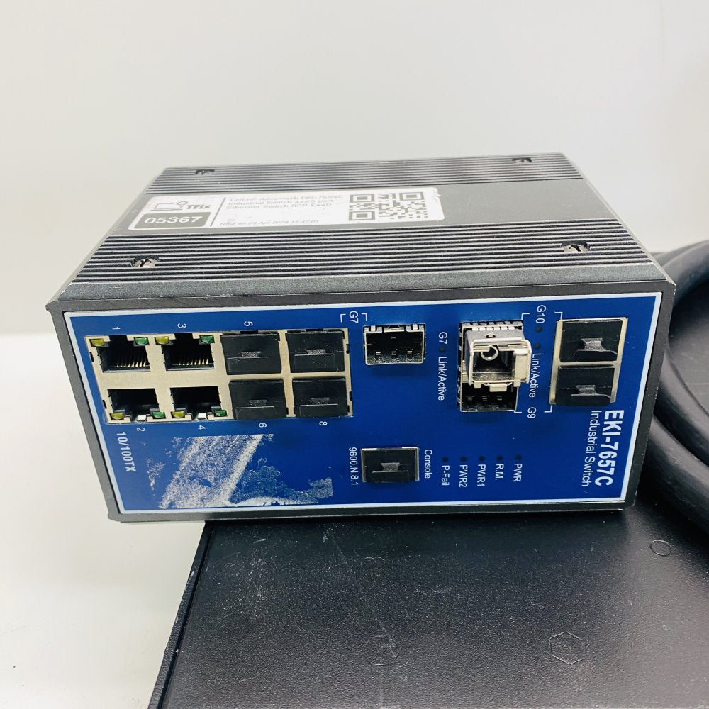 Bundle Advantech EKI-7654C Gigabit Switch APC PDU 20 SFP Modules Industrial