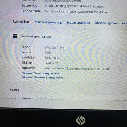 HP ProBook 650 G4 Laptop i5-7300U 8GB 512GB SSD 13.3in Win 10 Pro