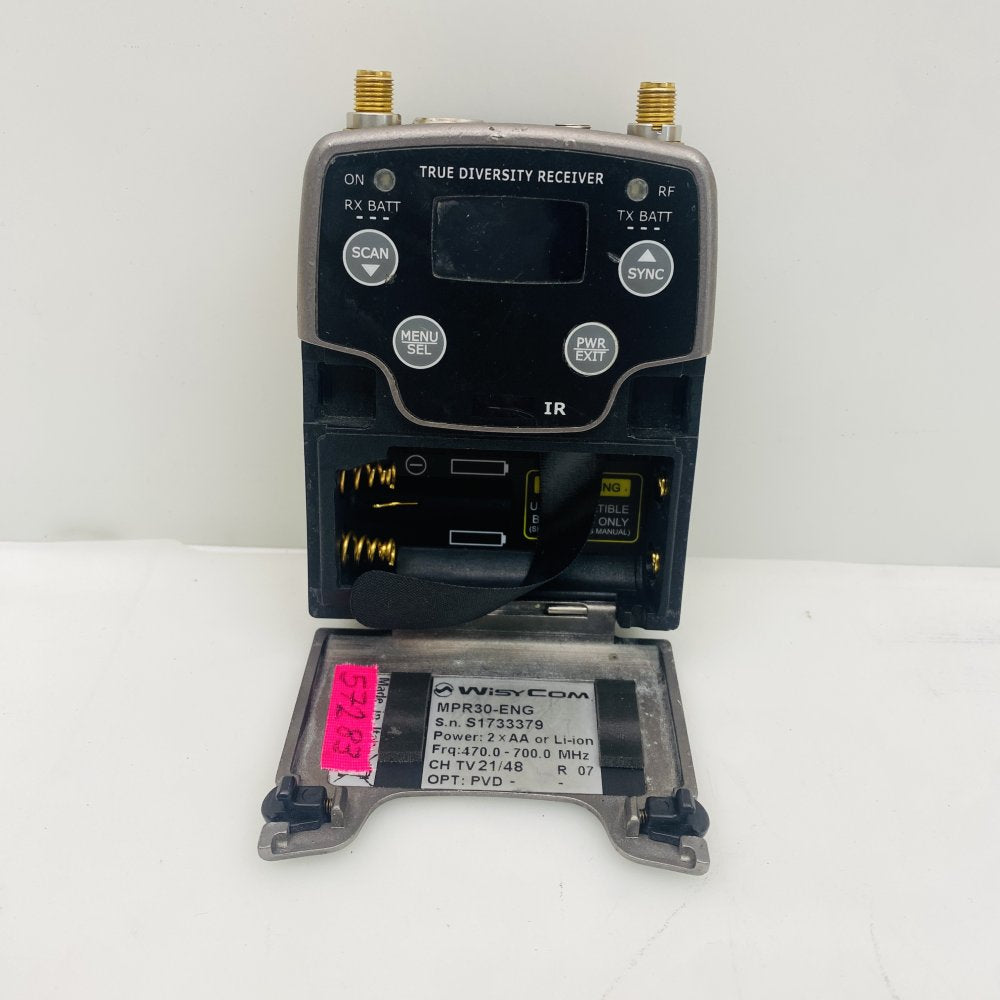 Wisycom MPR30-ENG True Diversity Wireless Receiver UHF 470–700MHz