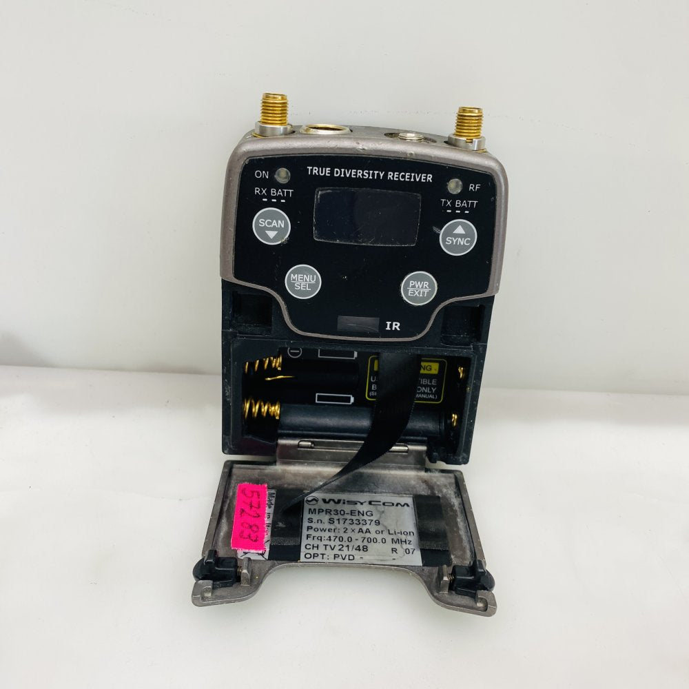 Wisycom MPR30-ENG True Diversity Wireless Receiver UHF 470–700MHz