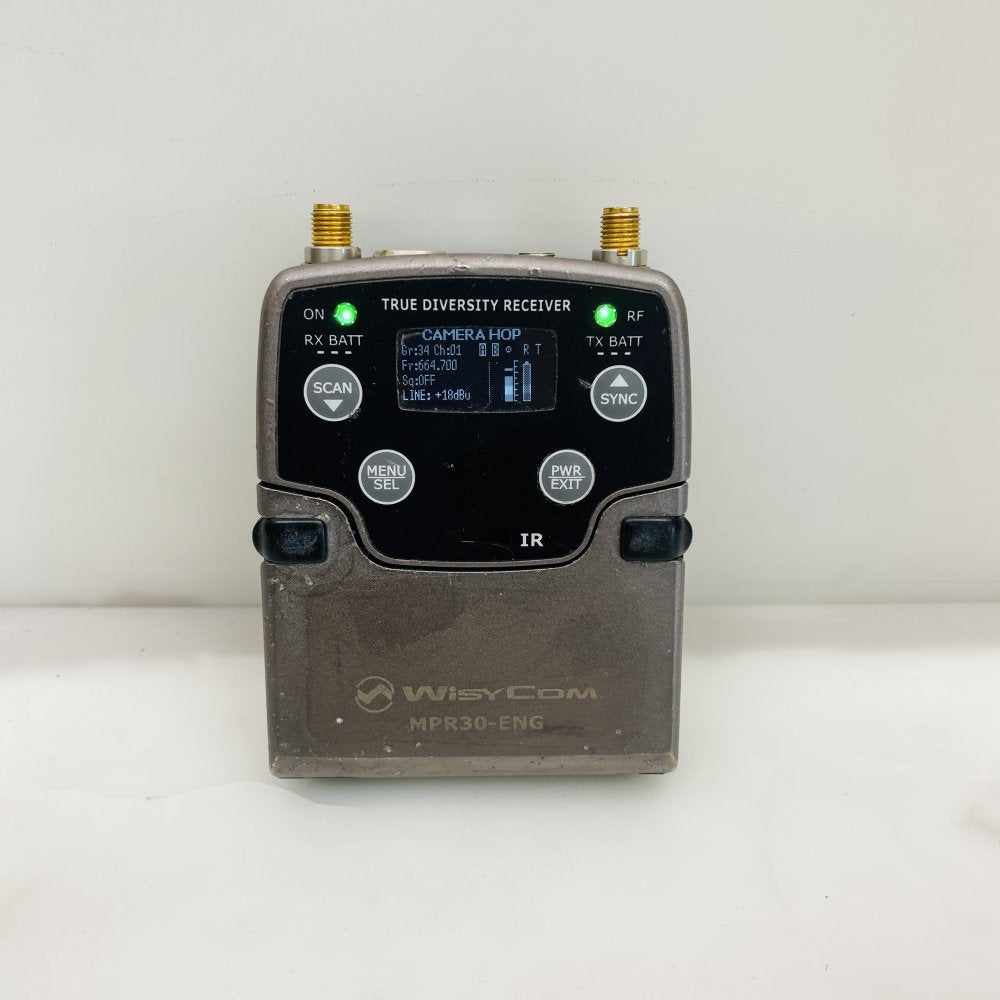 Wisycom MPR30-ENG True Diversity Wireless Receiver UHF 470–700MHz