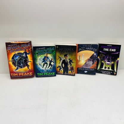 Children Young Adult SciFi Fantasy Book Bundle 5pcs Tim Peake Eoin Colfer