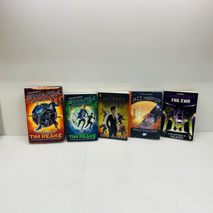 Children Young Adult SciFi Fantasy Book Bundle 5pcs Tim Peake Eoin Colfer