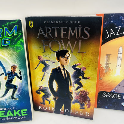 Children Young Adult SciFi Fantasy Book Bundle 5pcs Tim Peake Eoin Colfer