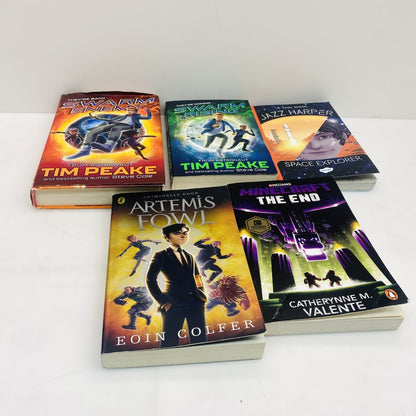 Children Young Adult SciFi Fantasy Book Bundle 5pcs Tim Peake Eoin Colfer