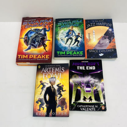 Children Young Adult SciFi Fantasy Book Bundle 5pcs Tim Peake Eoin Colfer