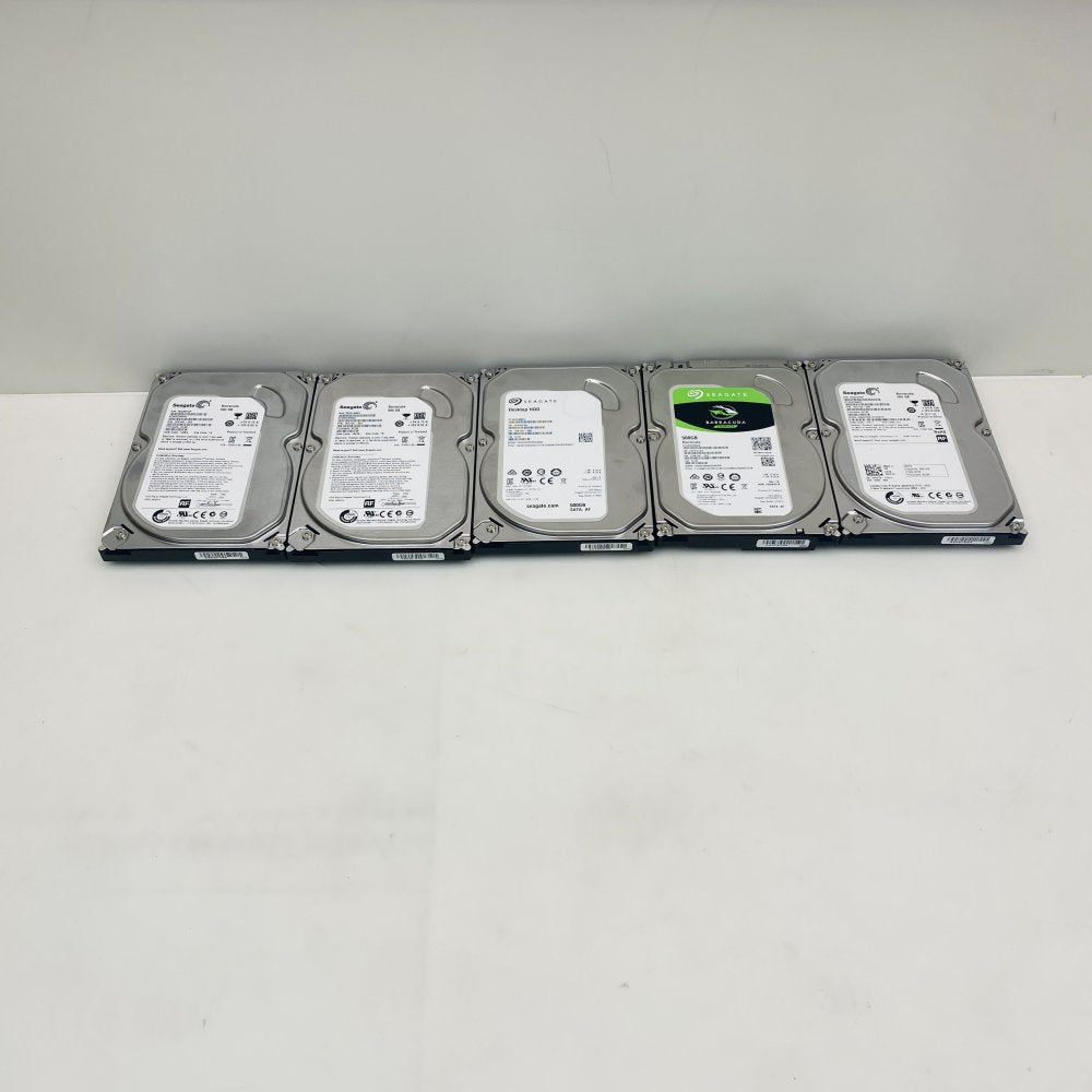 Internal SATA 6Gbps 3.5 Inch HDD Lot of 5 Seagate Barracuda 500GB ST500DM002