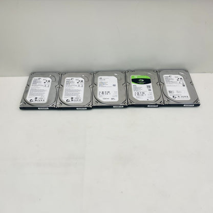 Internal SATA 6Gbps 3.5 Inch HDD Lot of 5 Seagate Barracuda 500GB ST500DM002