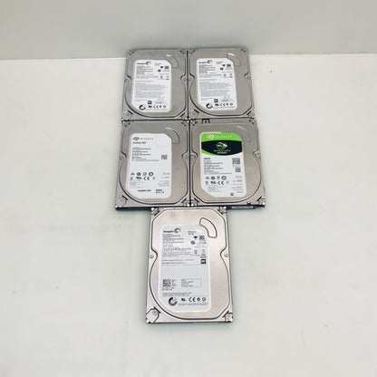 Internal SATA 6Gbps 3.5 Inch HDD Lot of 5 Seagate Barracuda 500GB ST500DM002