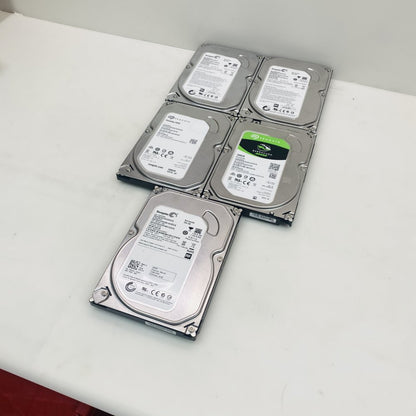 Internal SATA 6Gbps 3.5 Inch HDD Lot of 5 Seagate Barracuda 500GB ST500DM002