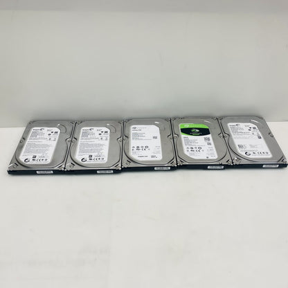 Internal SATA 6Gbps 3.5 Inch HDD Lot of 5 Seagate Barracuda 500GB ST500DM002