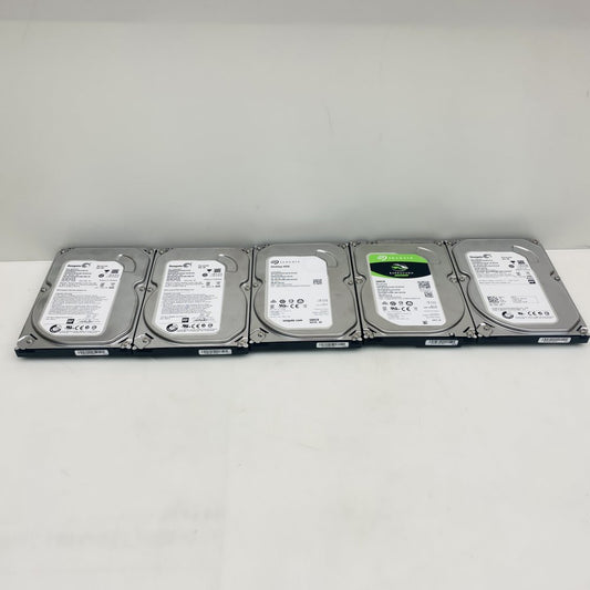 Internal SATA 6Gbps 3.5 Inch HDD Lot of 5 Seagate Barracuda 500GB ST500DM002