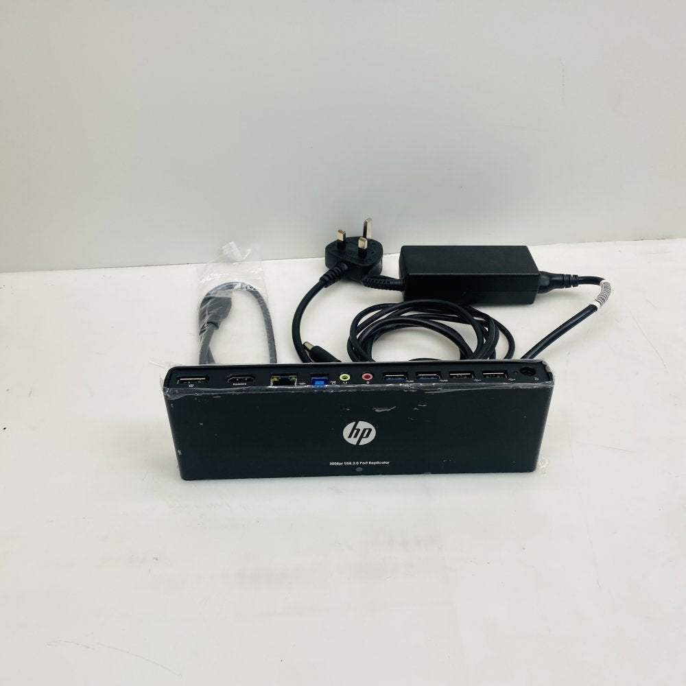 USB 3.0 Port Replicator Docking Station HDMI DisplayPort Ethernet HP 3005pr