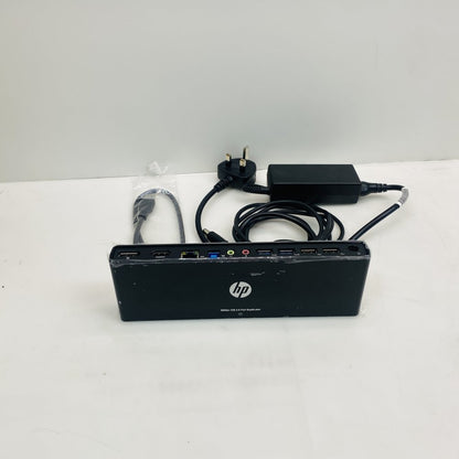 HP 3005pr USB 3.0 Port Docking Station HDMI DisplayPort Ethernet (Grade B)