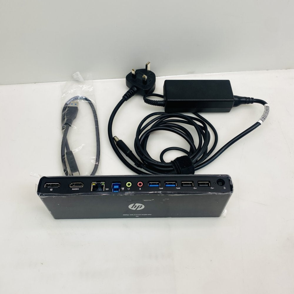 USB 3.0 Port Replicator Docking Station HDMI DisplayPort Ethernet HP 3005pr