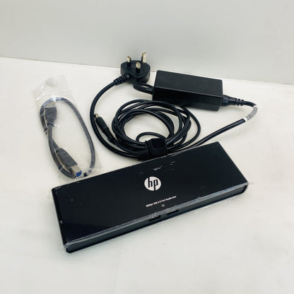 HP 3005pr USB 3.0 Port Docking Station HDMI DisplayPort Ethernet (Grade B)