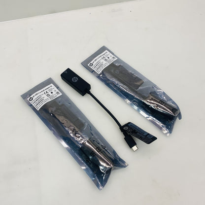 HP USB-C to RJ45 Adapter G2 High-Speed Ethernet Portable Black 3 Pack
