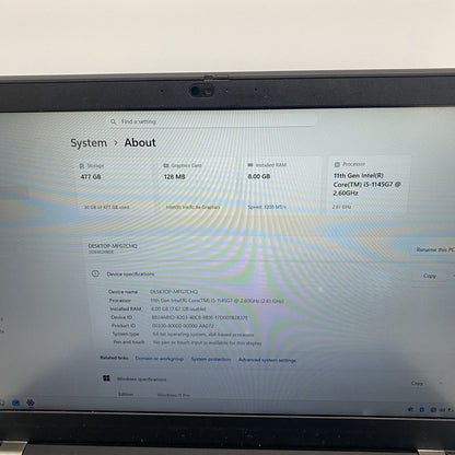Lenovo ThinkPad L15 Gen2 i5 512GB SSD 8GB RAM 1080p USB-C HDMI