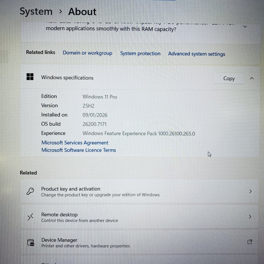 HP ProBook 650 G4 Intel Core i5-7300U 16GB RAM 477GB SSD 15.6" Laptop Grade D