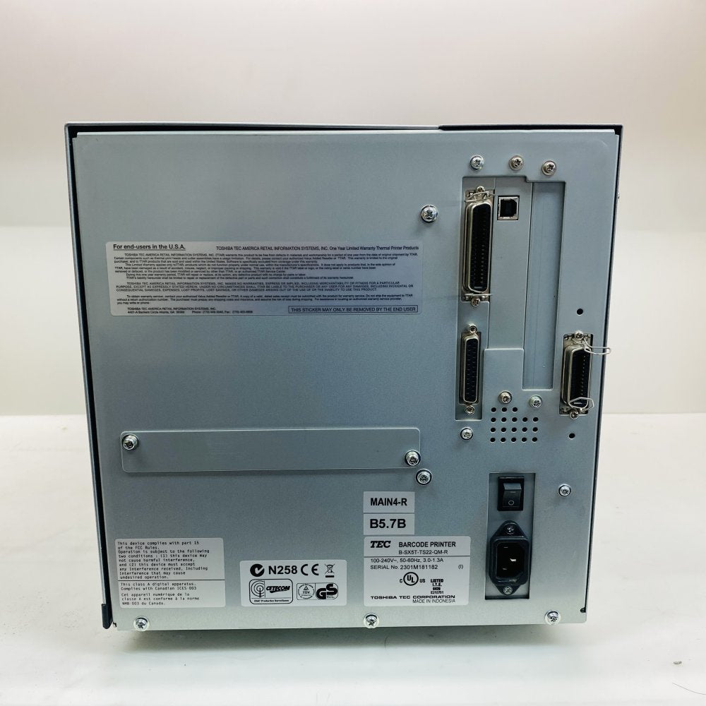 Toshiba TEC B-SX5T Barcode Printer SX5 RFID Ready Label Printer