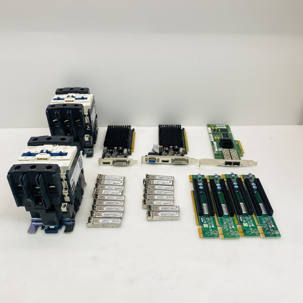 2x Schneider LC1D80 AC Contactor, LSI Fibre Adapter, 1G/10G Optic