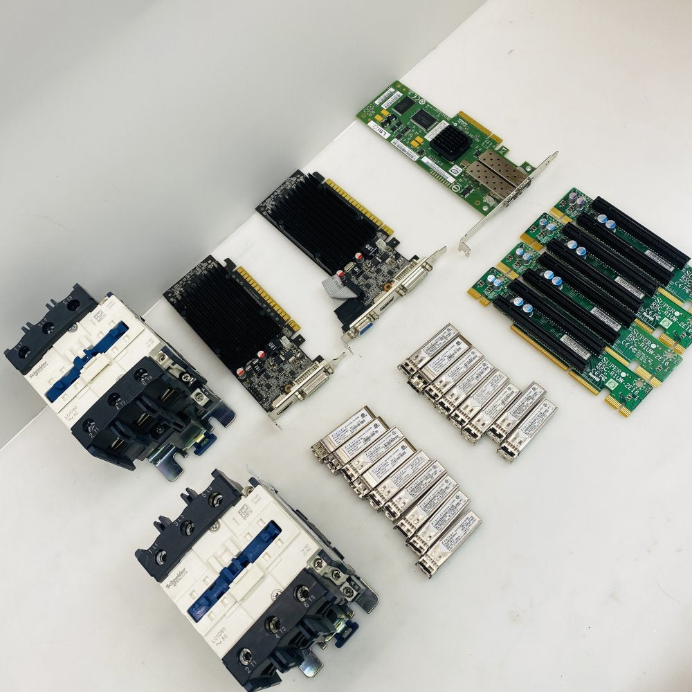 2x Schneider LC1D80 AC Contactor, LSI Fibre Adapter, 1G/10G Optic