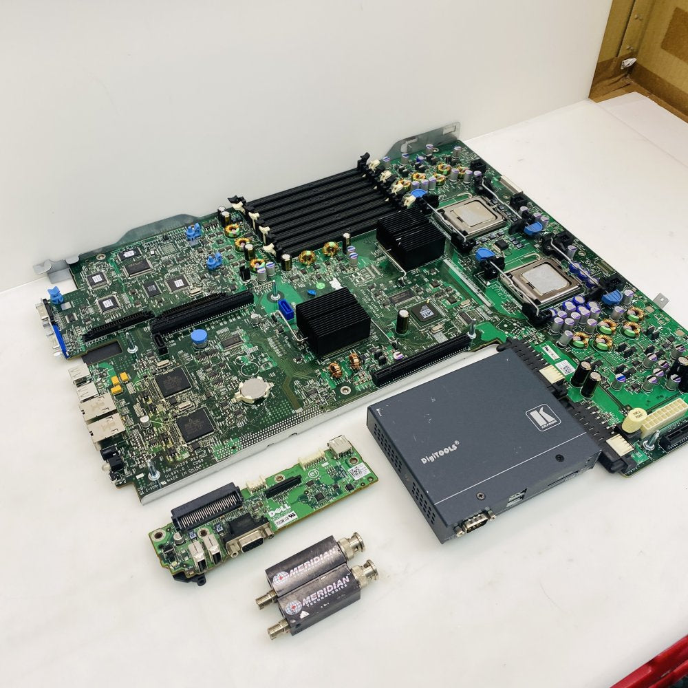 Lot of 4 Broadcast Video Gear - Kramer KDS-DEC3, Meridian MT-1HG-43, Dell MBs