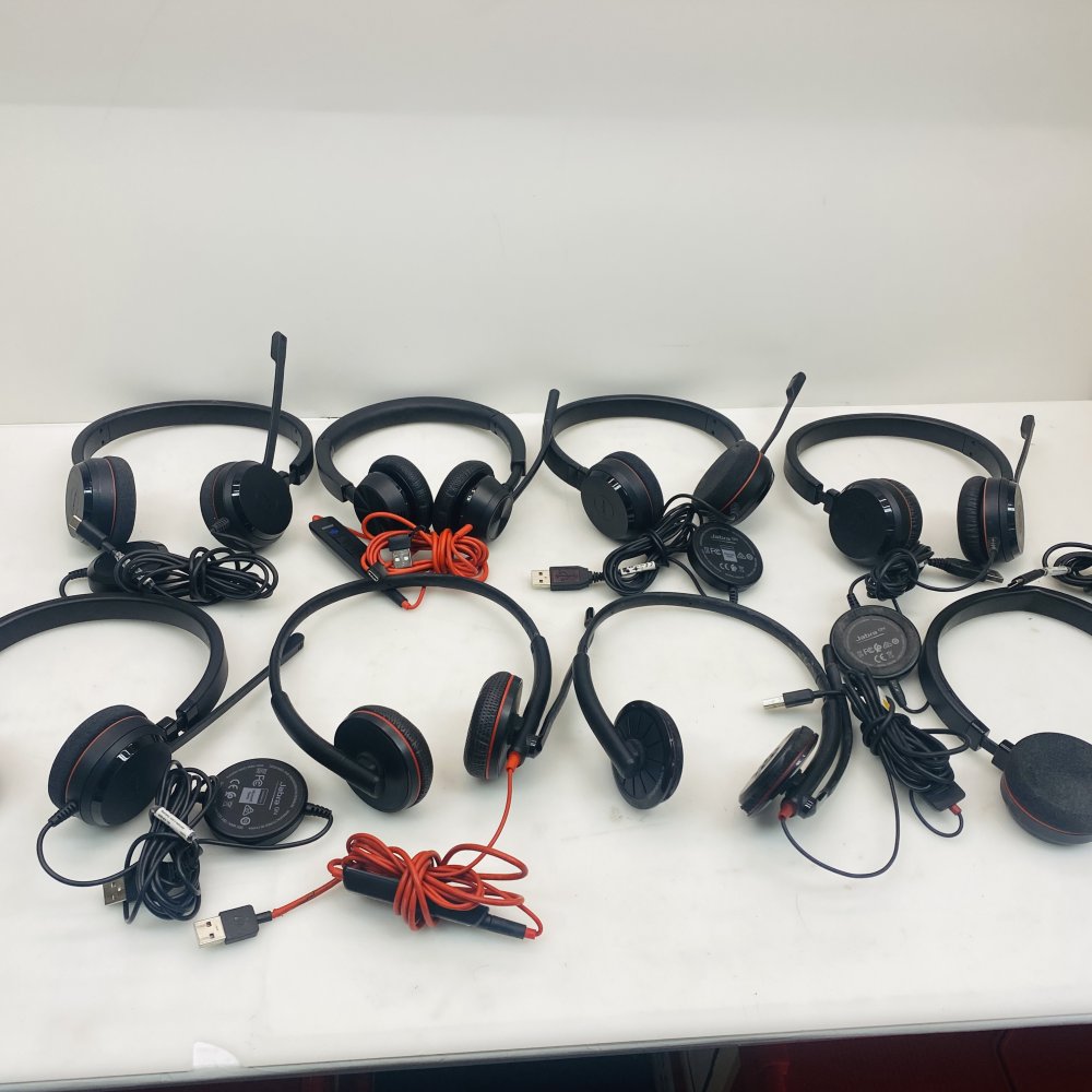 Job Lot Jabra GN Wired Headsets – Microsoft Teams – Mixed Condition / Parts