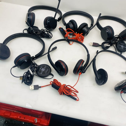 Job Lot Jabra GN Wired Headsets – Microsoft Teams – Mixed Condition / Parts